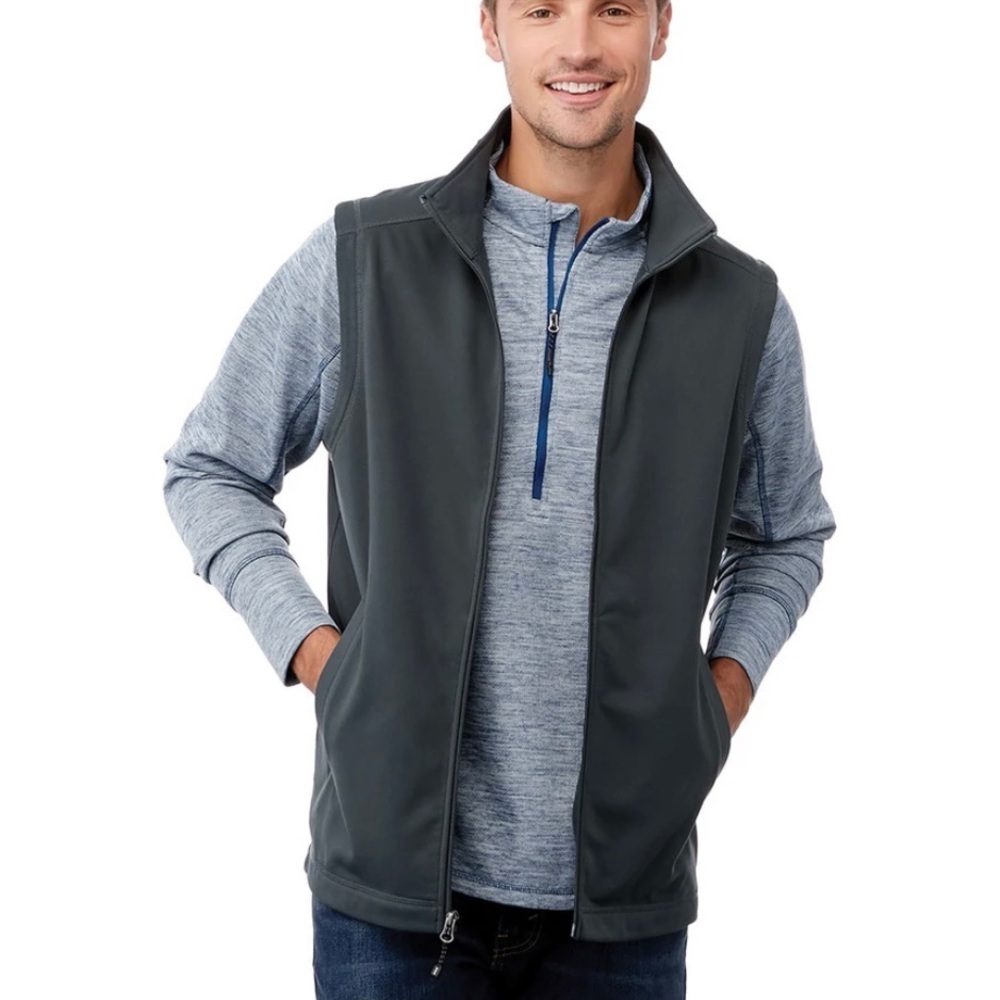 NWT ELEVATE Grey Storm Boyce Knit Vest